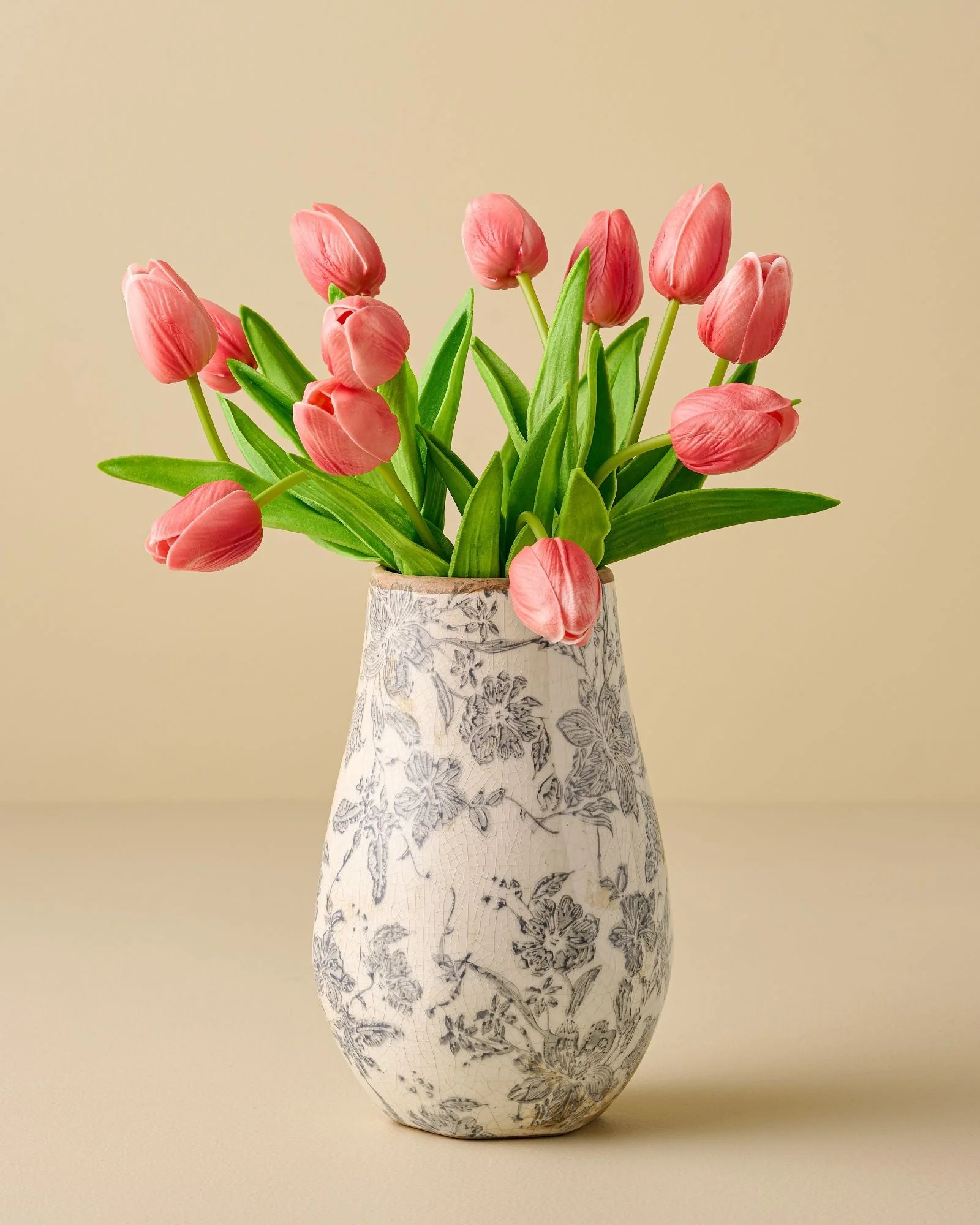 Black and White Distressed Vase - Image 4