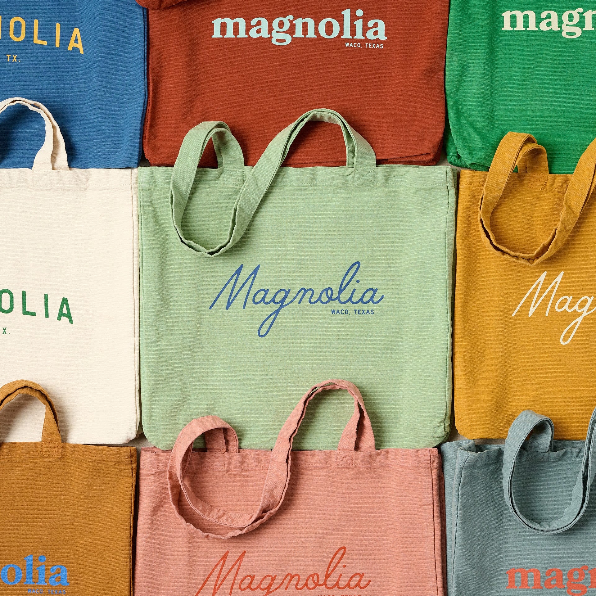 Magnolia Sunset Script Tote - Image 3
