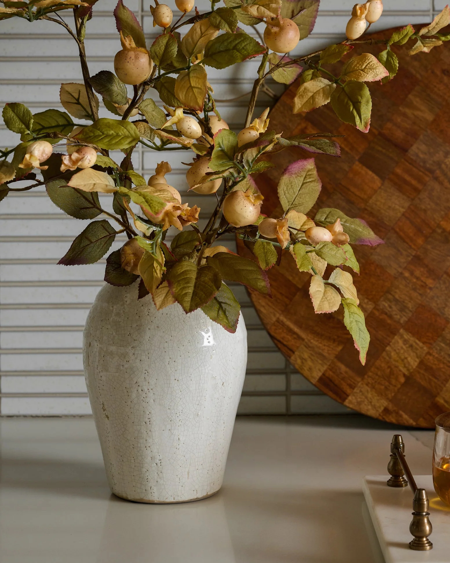 Marie Distressed Crackle Vase - Image 3