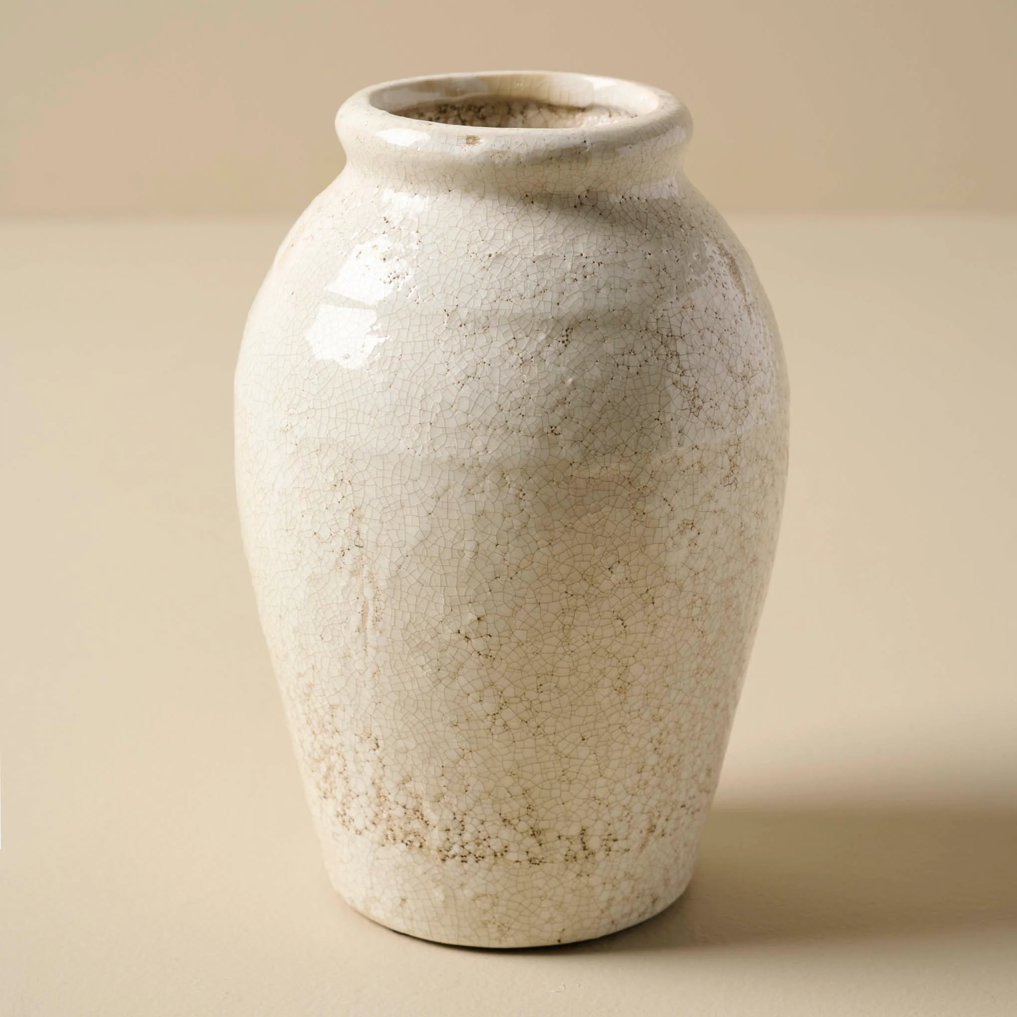 Marie Distressed Crackle Vase - Image 4