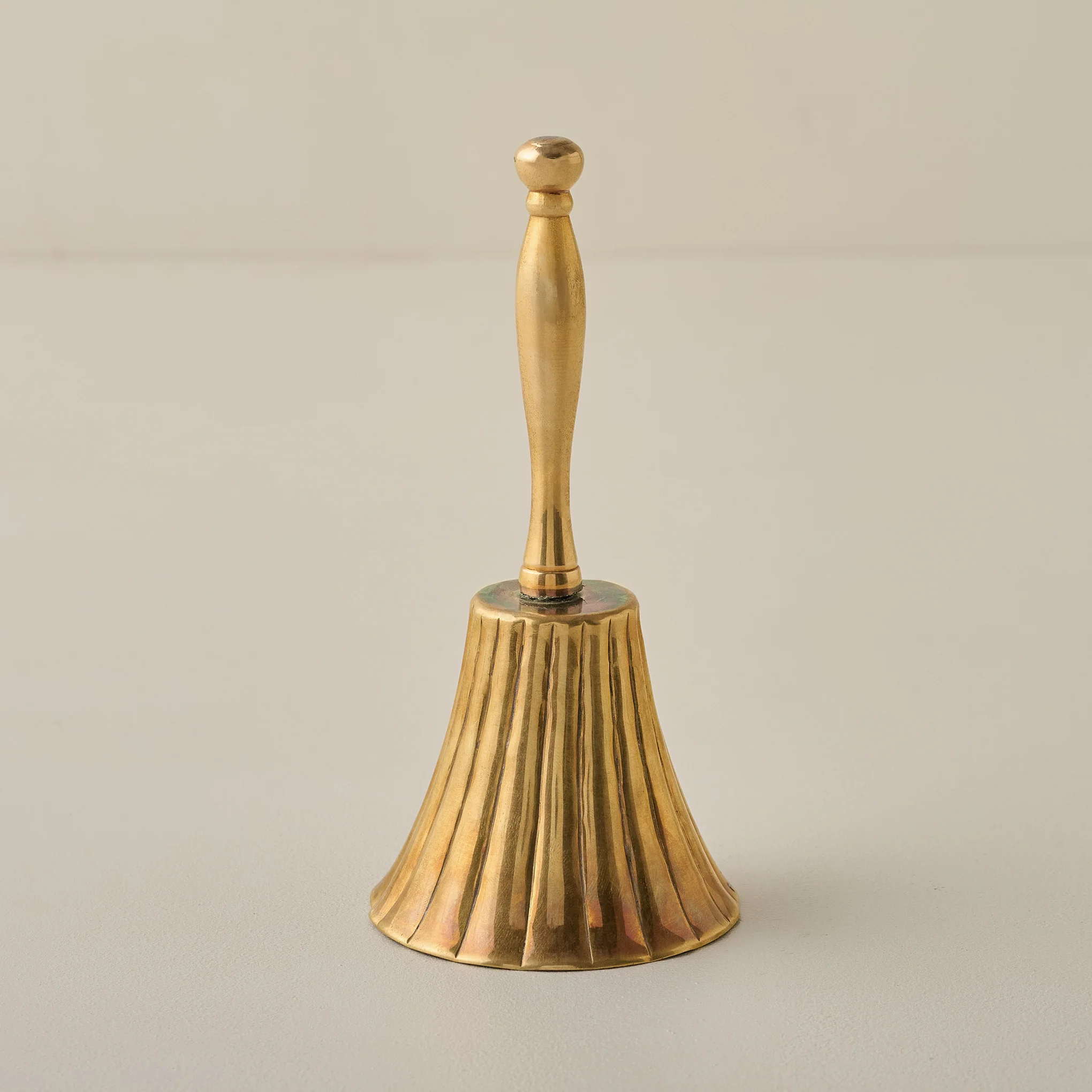 Marie Fluted Brass Bell - Image 2