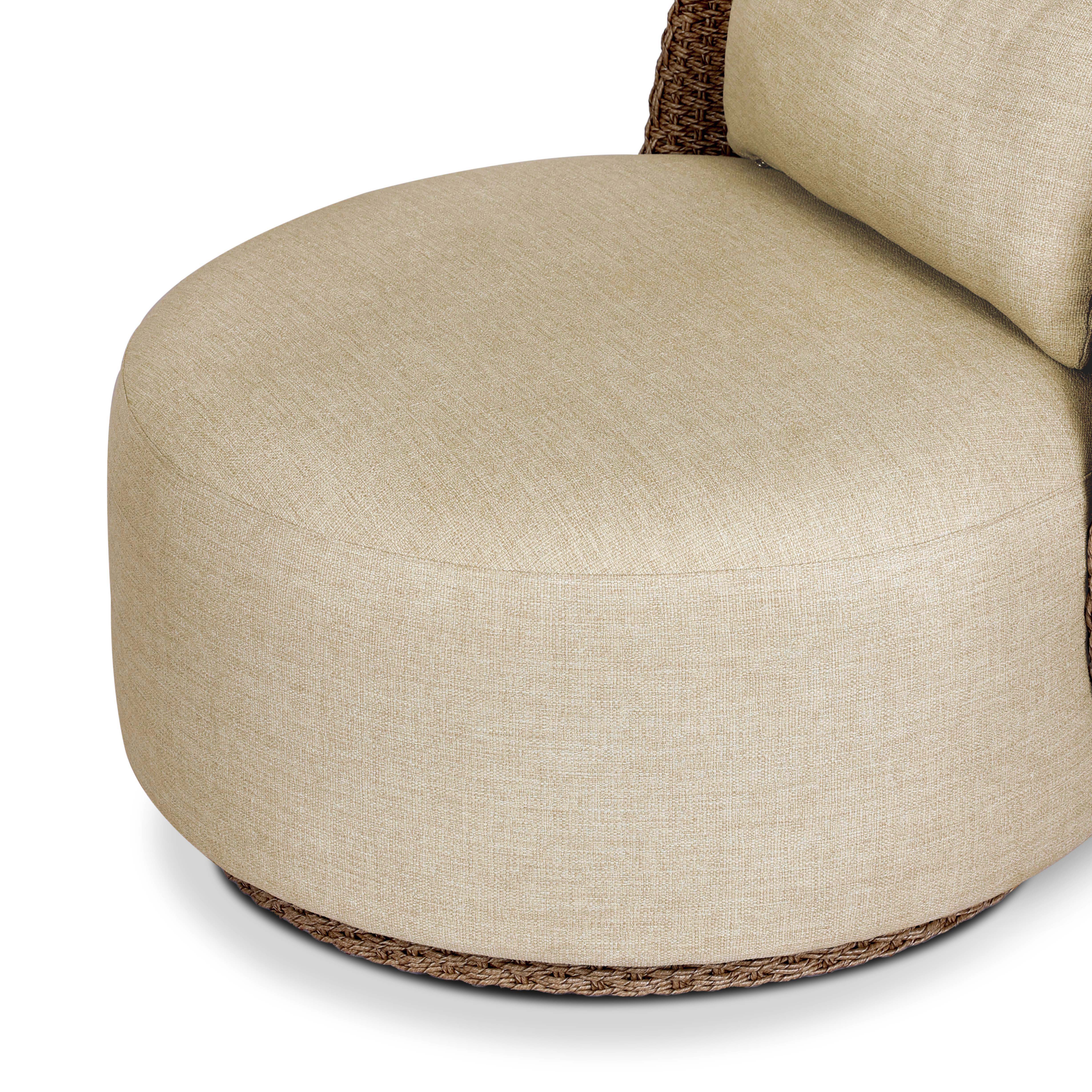 Randie Outdoor Swivel Chair - Image 11