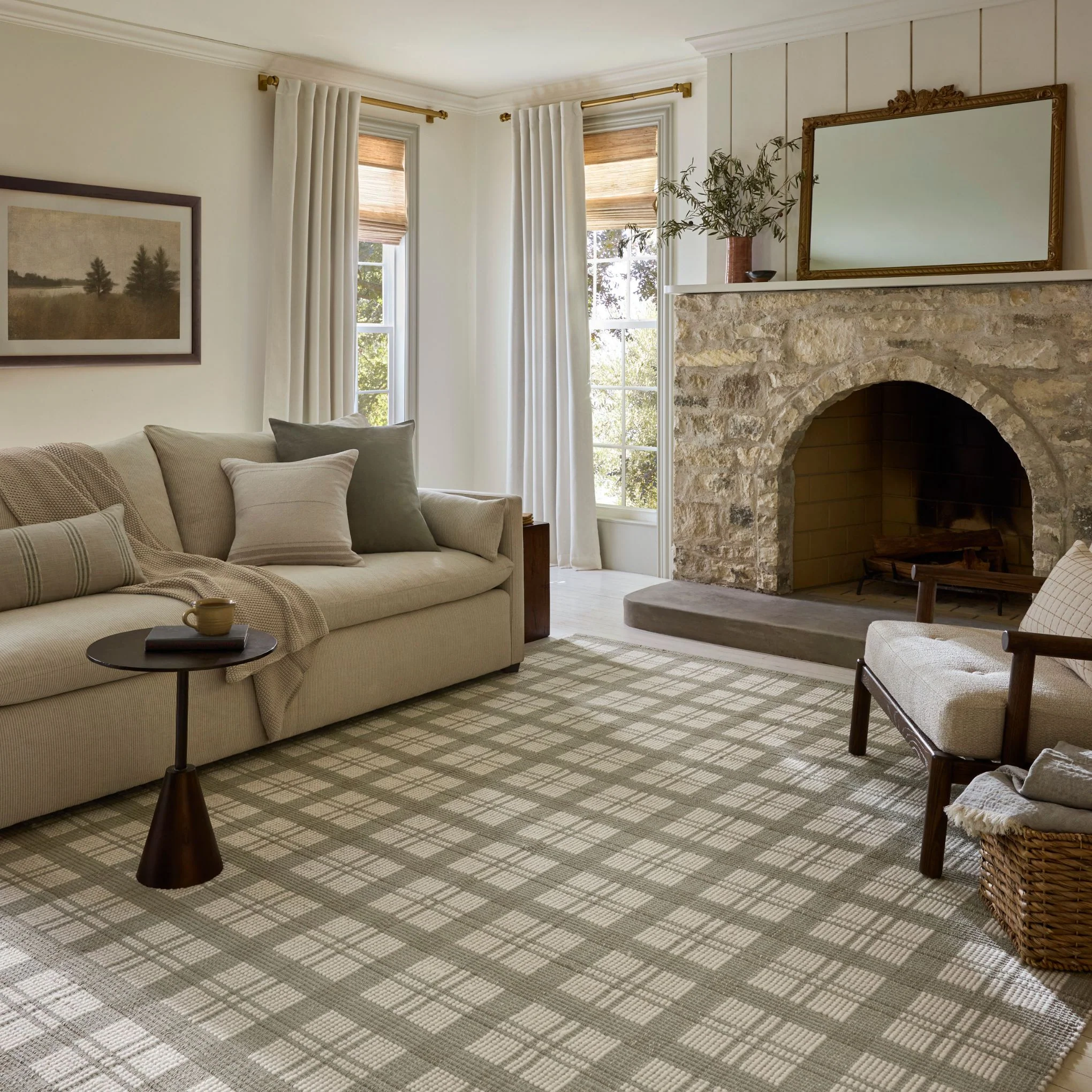 Ryder Sage Ivory  Rug - Image 2