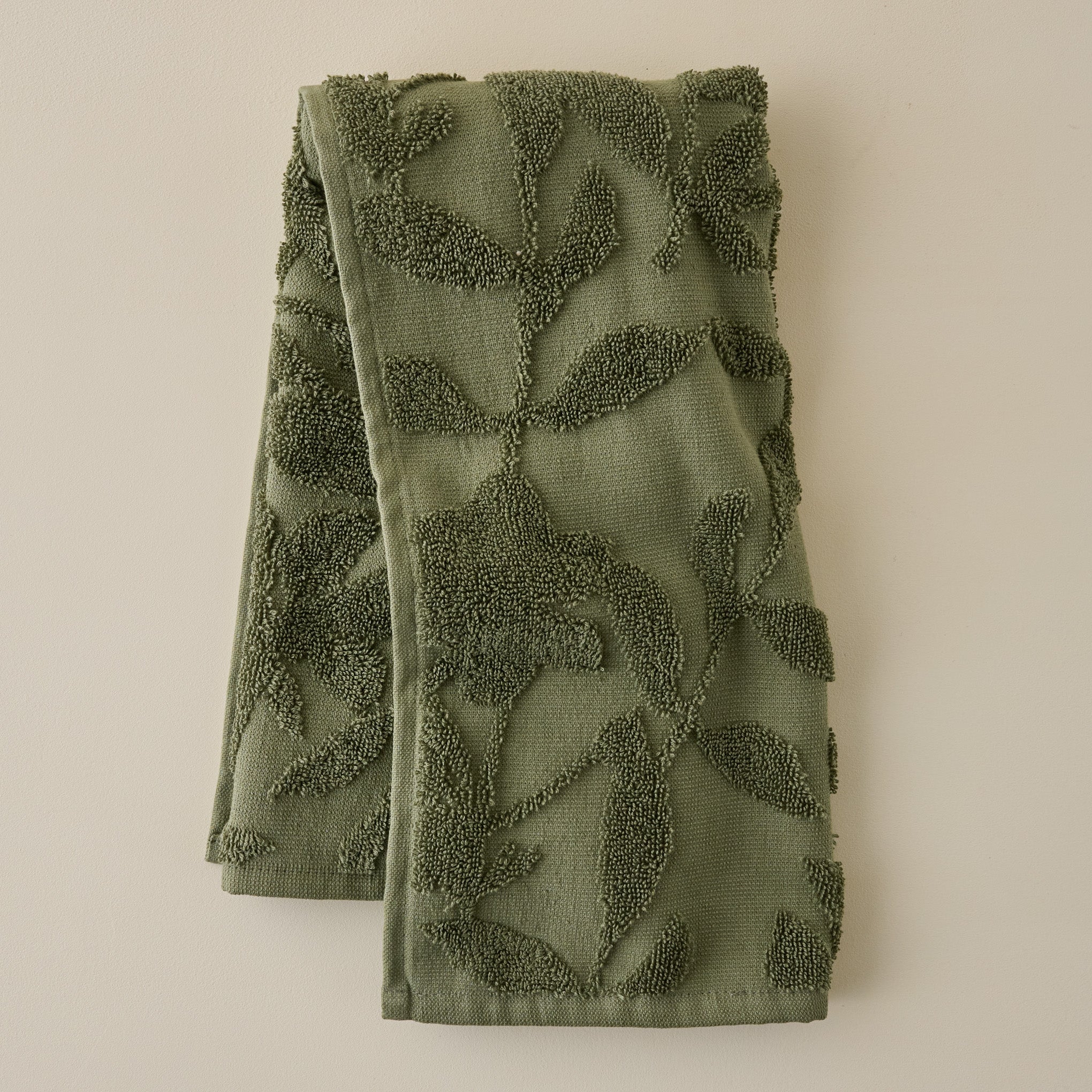 Winter Moss Floral Jacquard Towel - Image 5