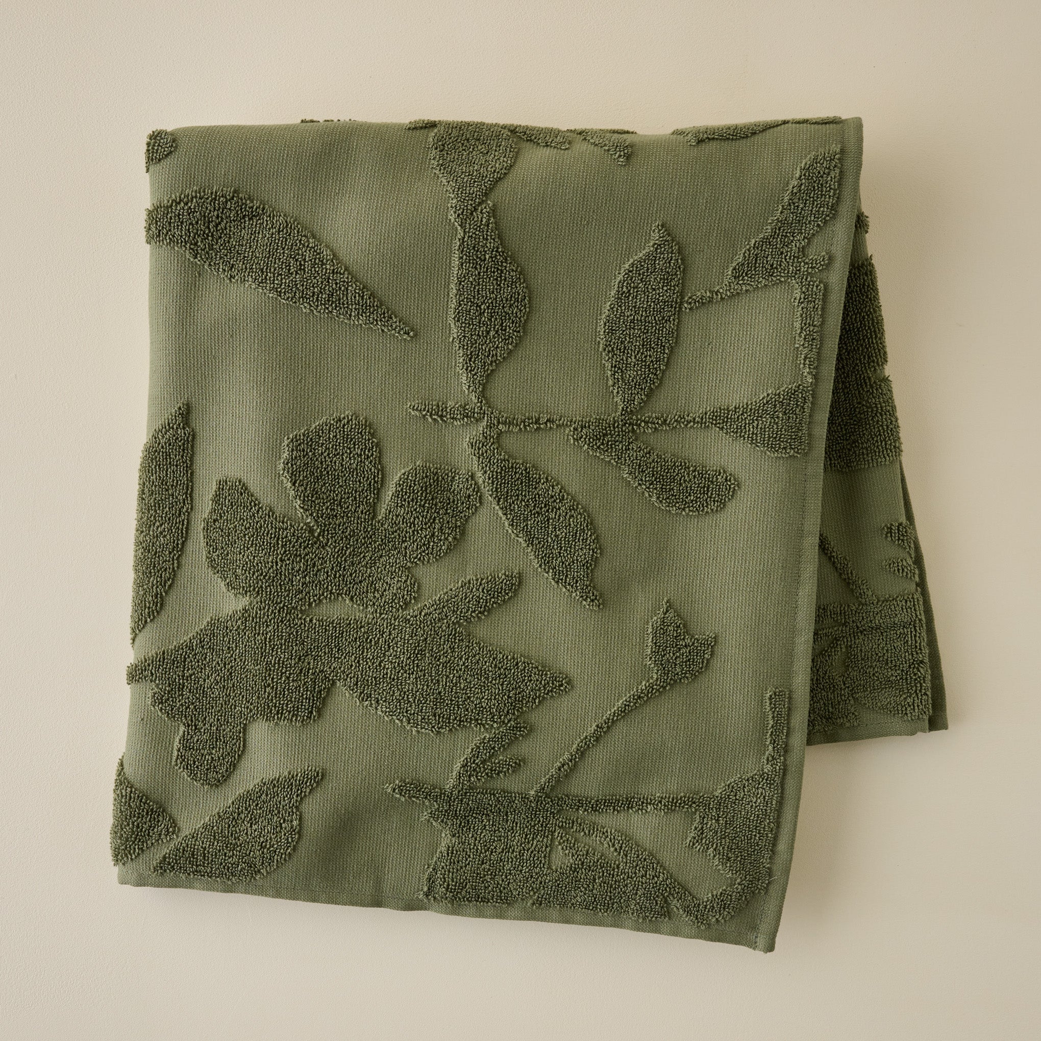 Winter Moss Floral Jacquard Towel - Image 6